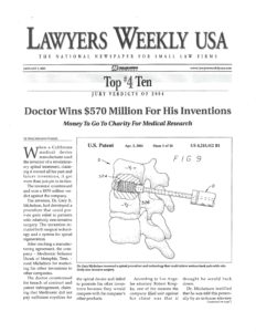 Krupka - LAWYERS WEEKLY: Top 10 Verdicts of 2004 Krupka [Article | 2005-01-03] Page 1 of 4